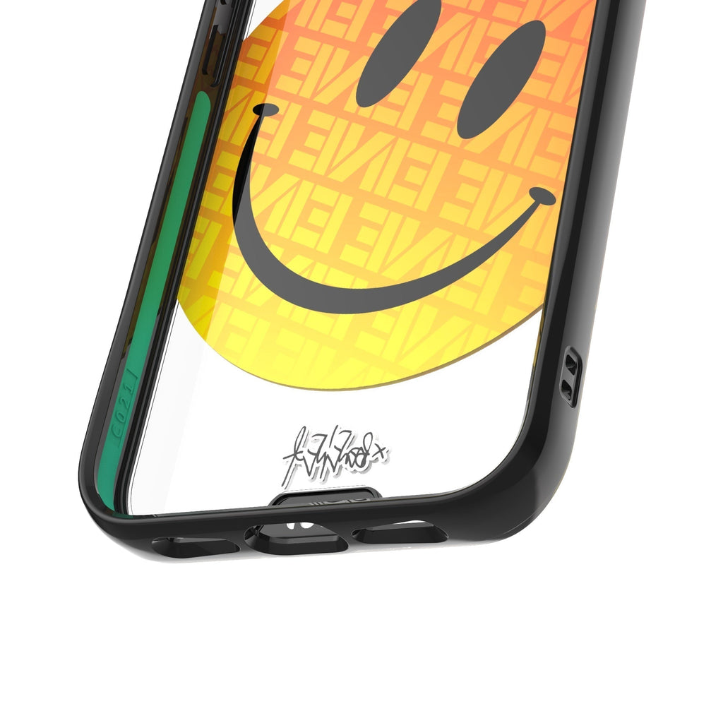 Orange Smiley Protective Phone Case - Ben Eine