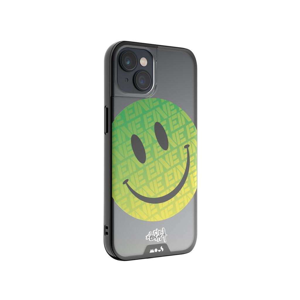 Green Smiley Protective Phone Case - Ben Eine