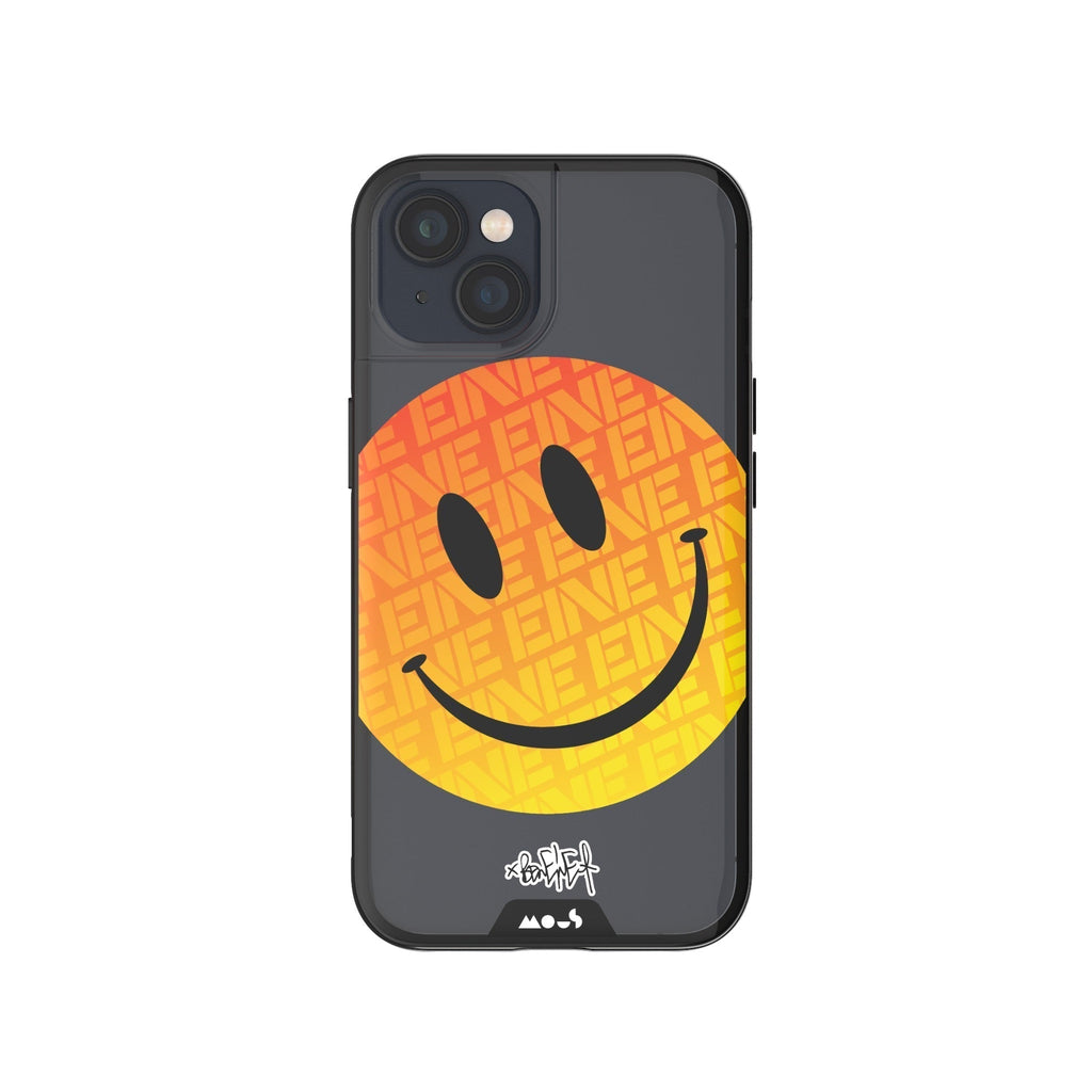 Orange Smiley Protective Phone Case - Ben Eine