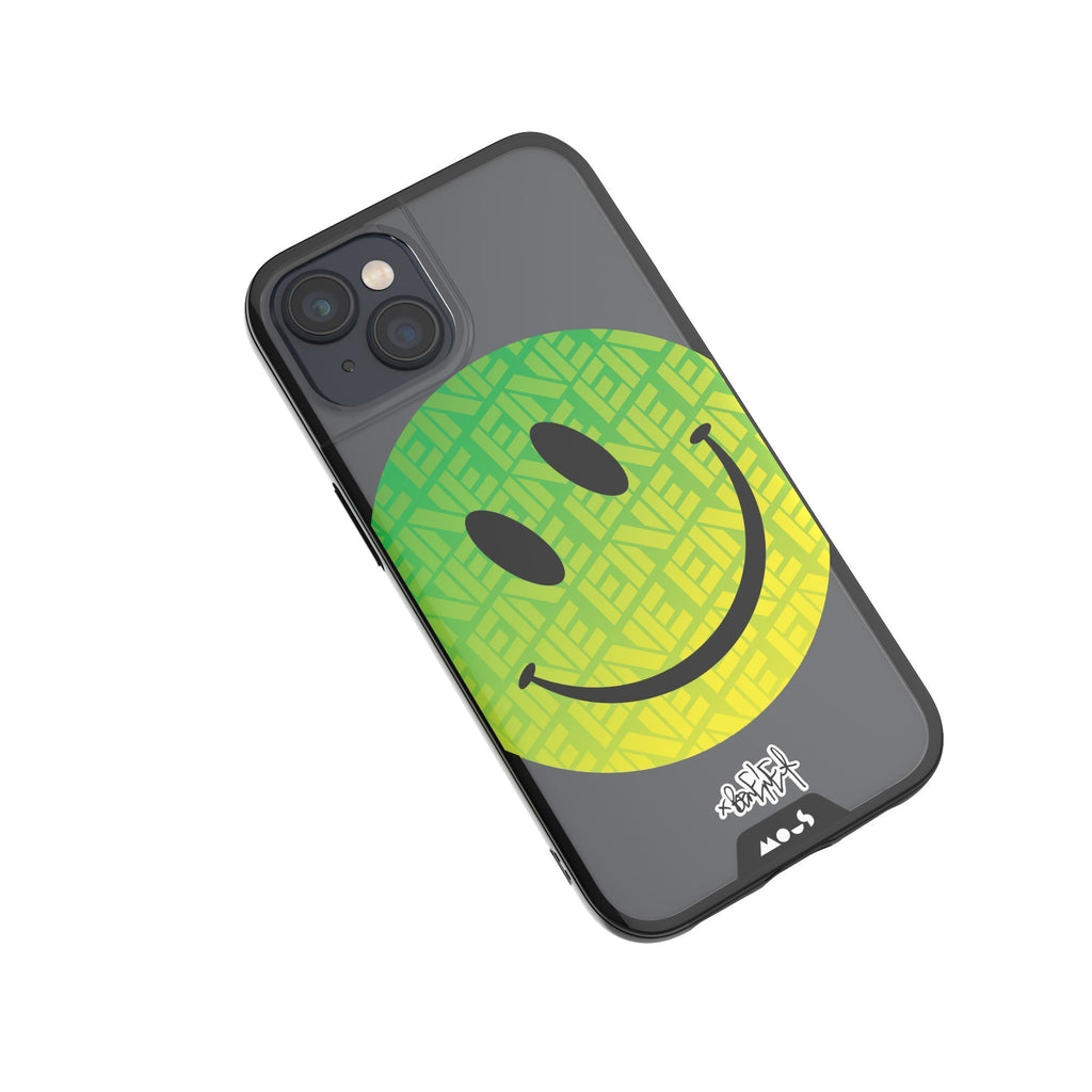 Green Smiley Protective Phone Case - Ben Eine