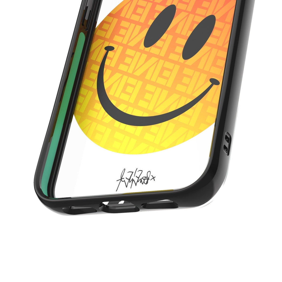 Orange Smiley Protective Phone Case - Ben Eine