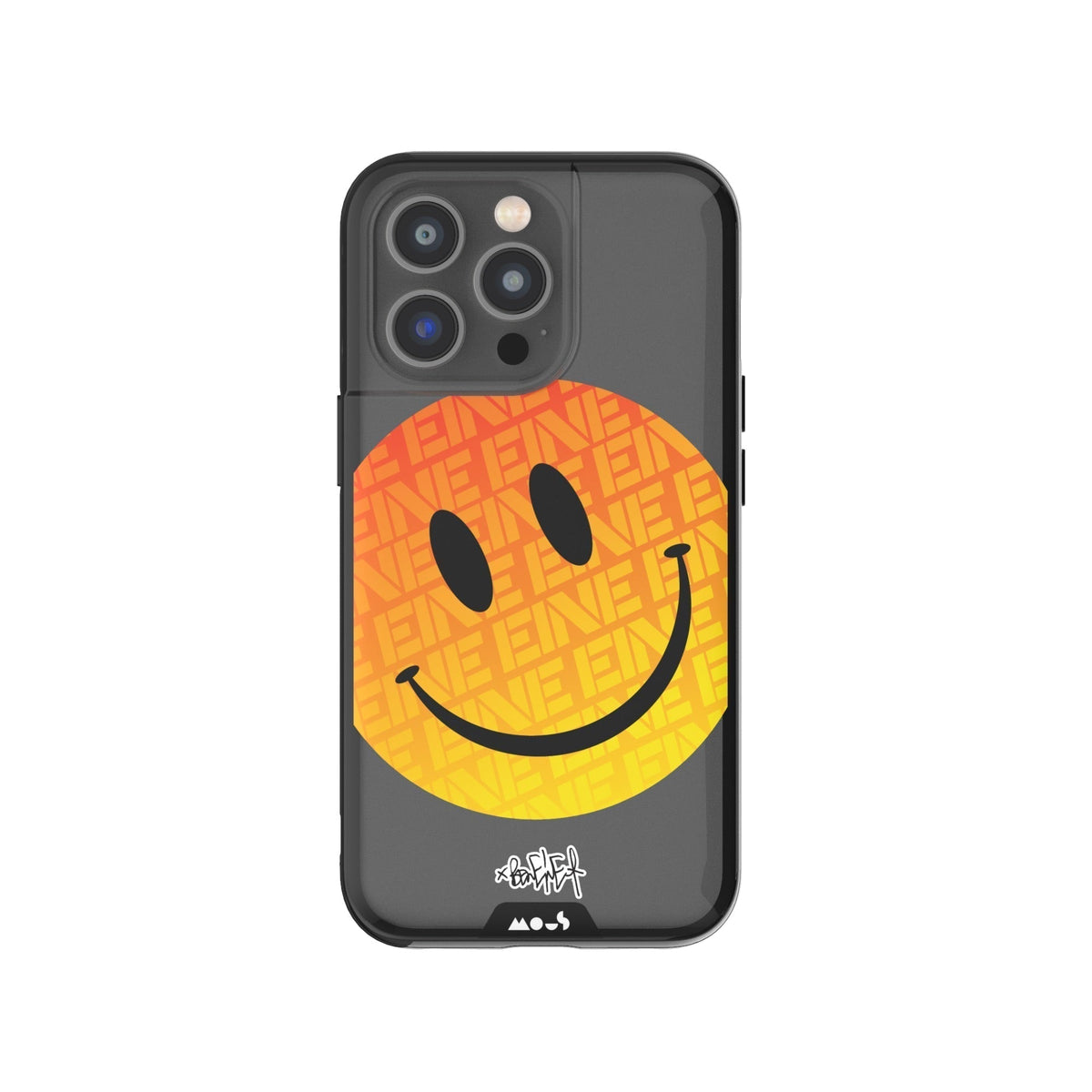 Orange Smiley Protective Phone Case - Ben Eine