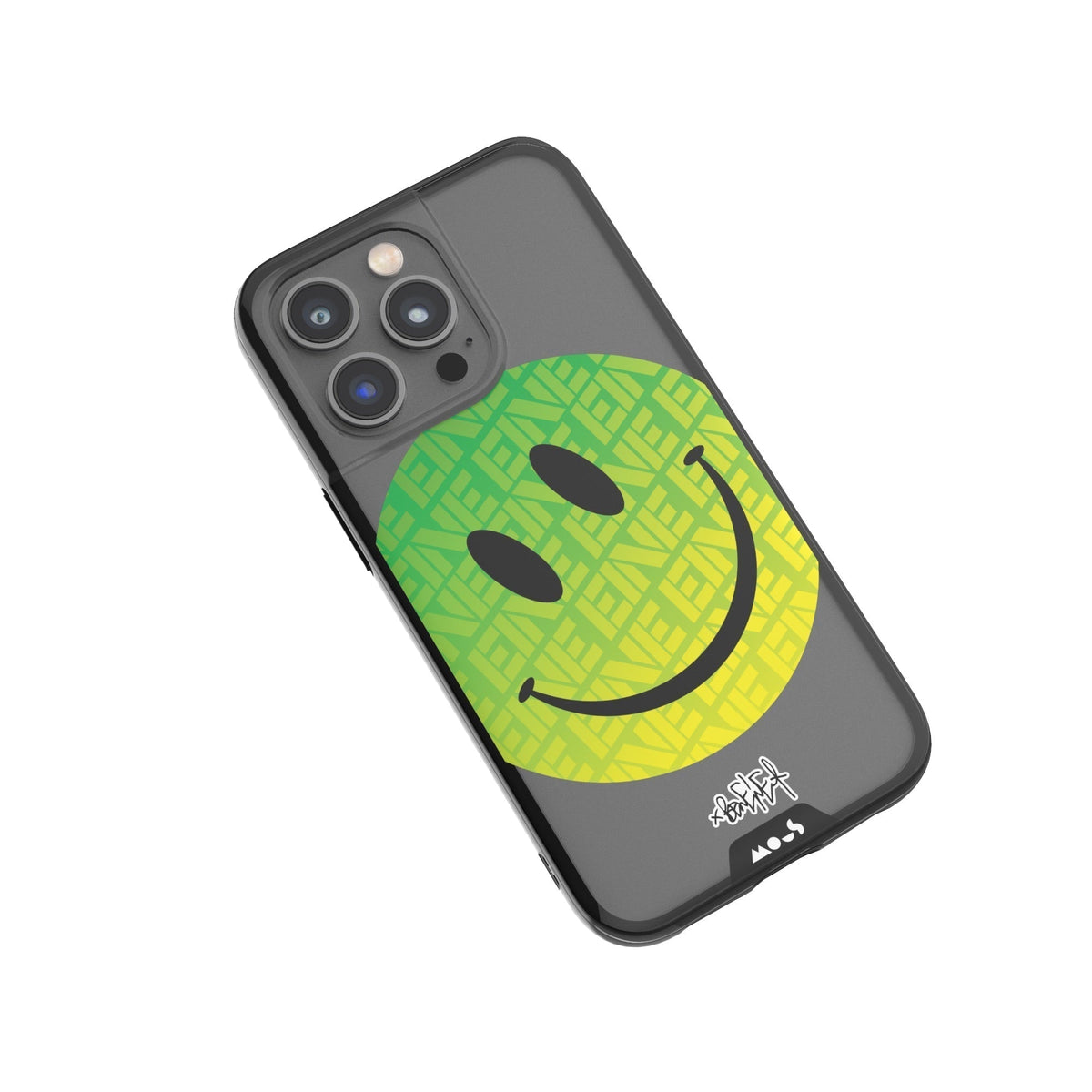 Green Smiley Protective Phone Case - Ben Eine