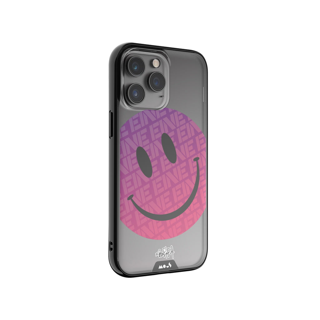 Pink Smiley Protective Phone Case - Ben Eine MagSafe