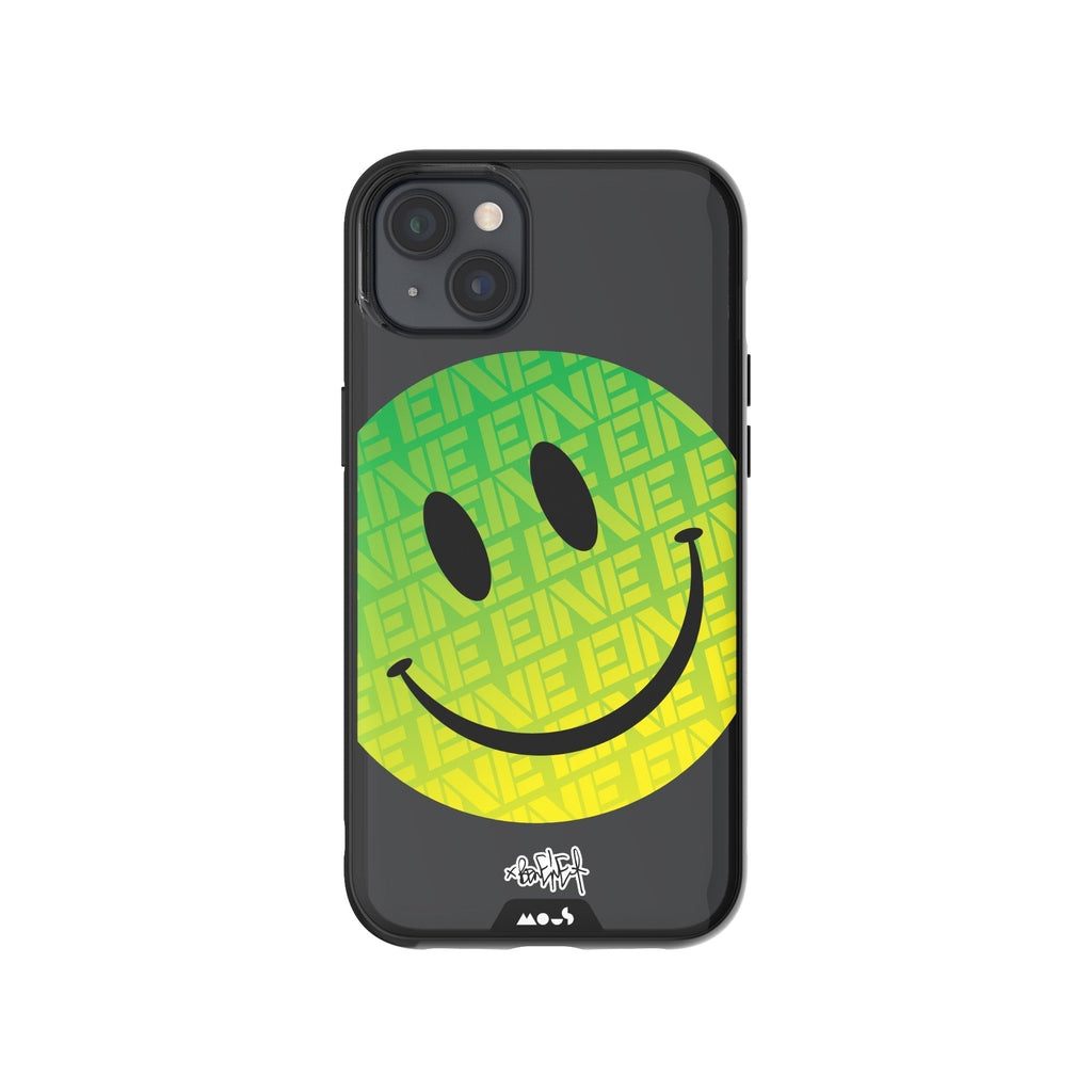 Green Smiley Protective Phone Case - Ben Eine