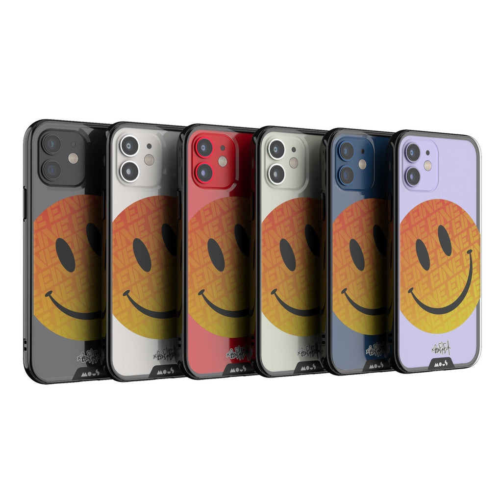 Orange Smiley Protective Phone Case - Ben Eine