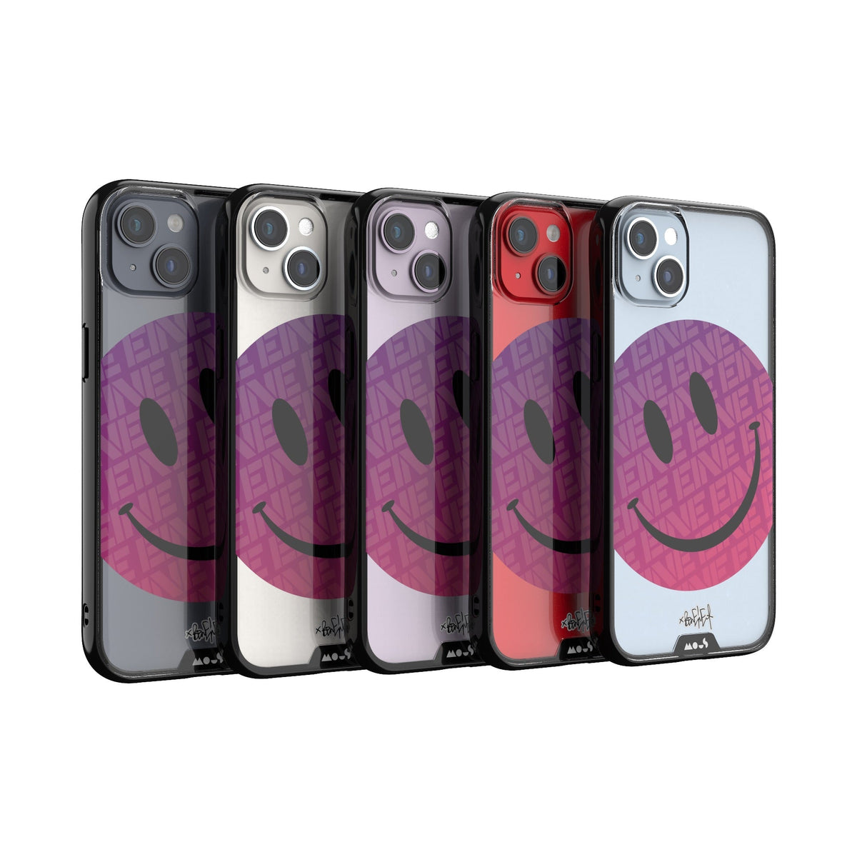 Pink Smiley Protective Phone Case - Ben Eine MagSafe
