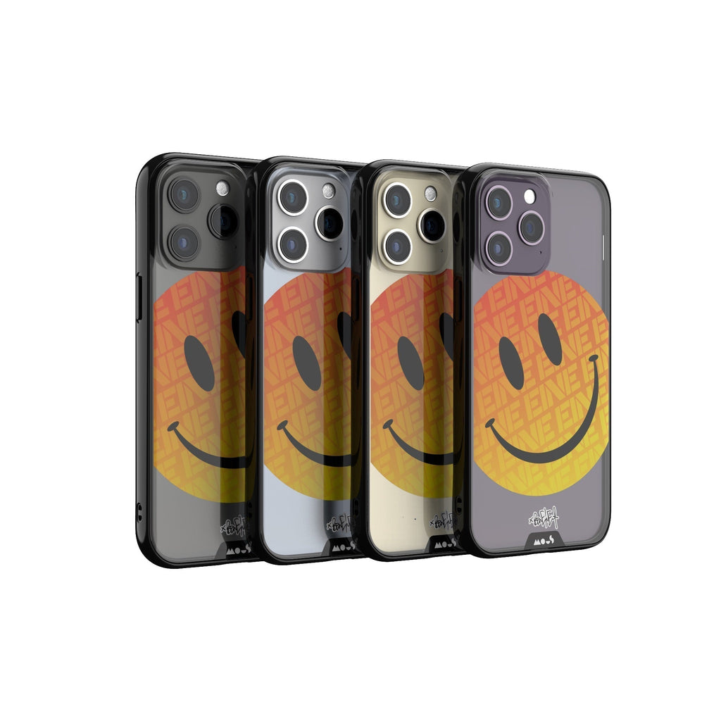 Orange Smiley Protective Phone Case - Ben Eine
