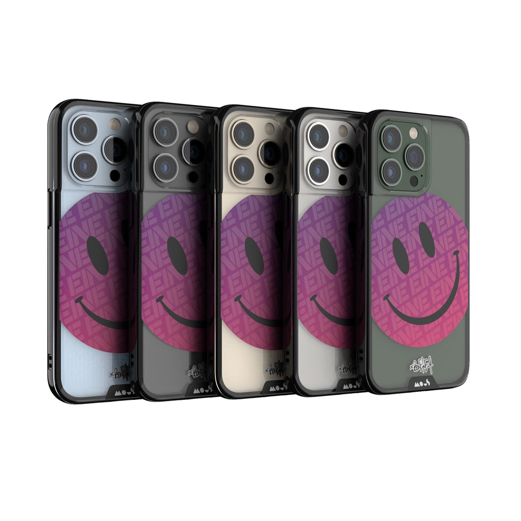 Pink Smiley Protective Phone Case - Ben Eine