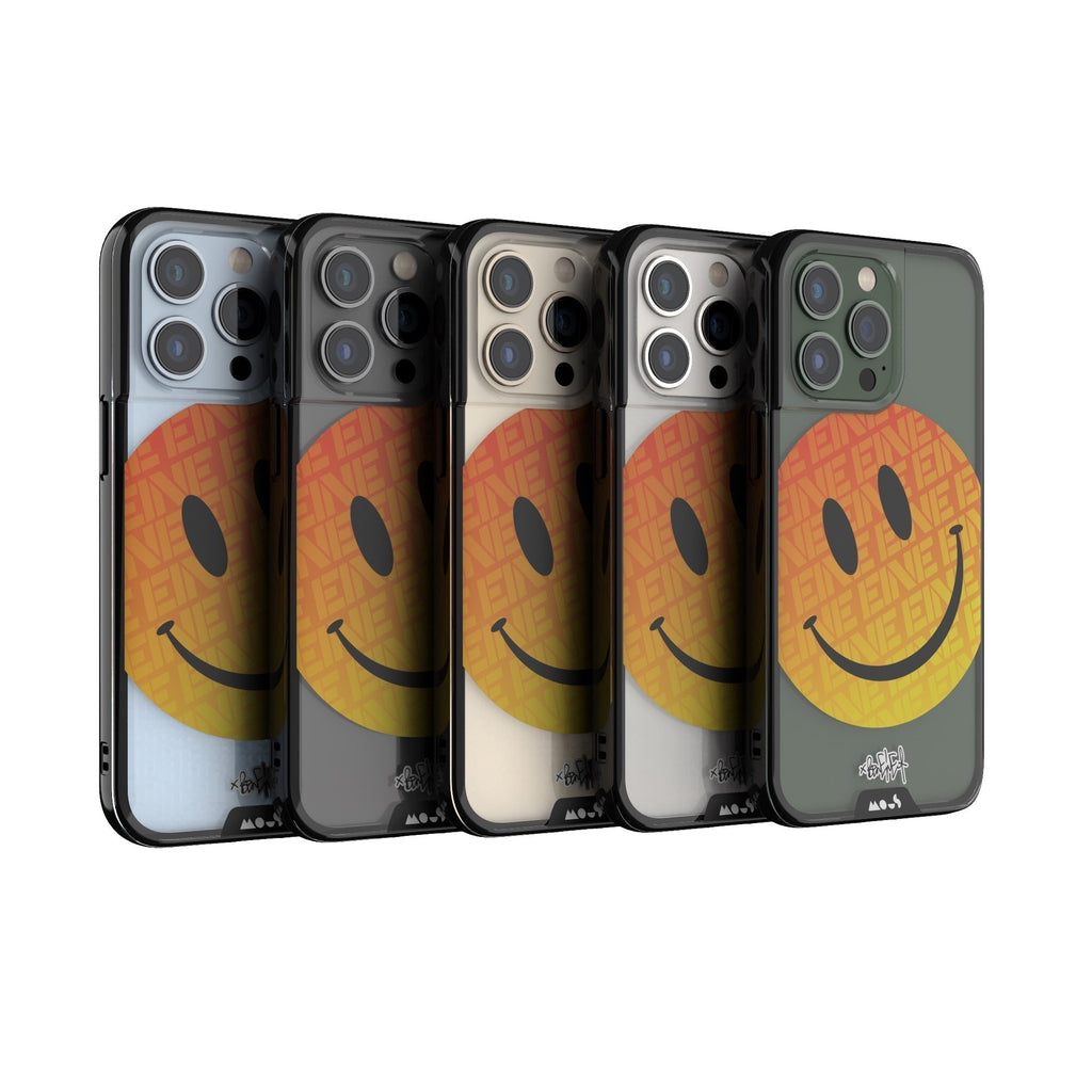 Orange Smiley Protective Phone Case - Ben Eine