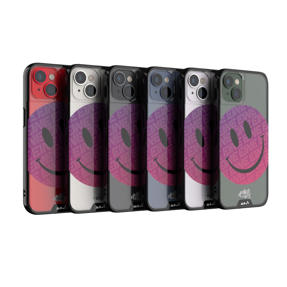 Pink Smiley Protective Phone Case - Ben Eine