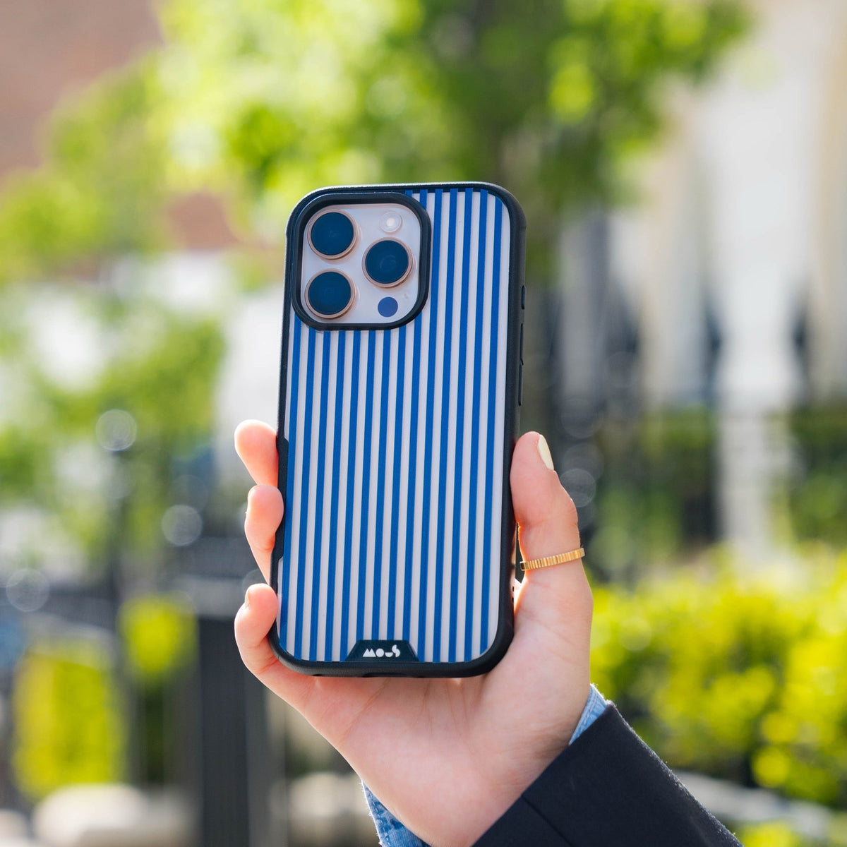 Storm Protective Phone Case - Pinstripe