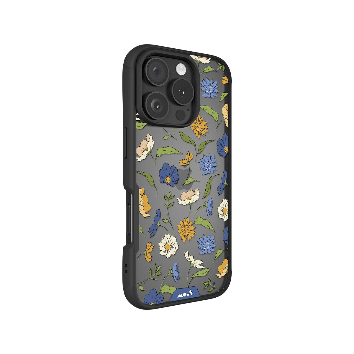 Floral Blue Protective Phone Case - Flowers