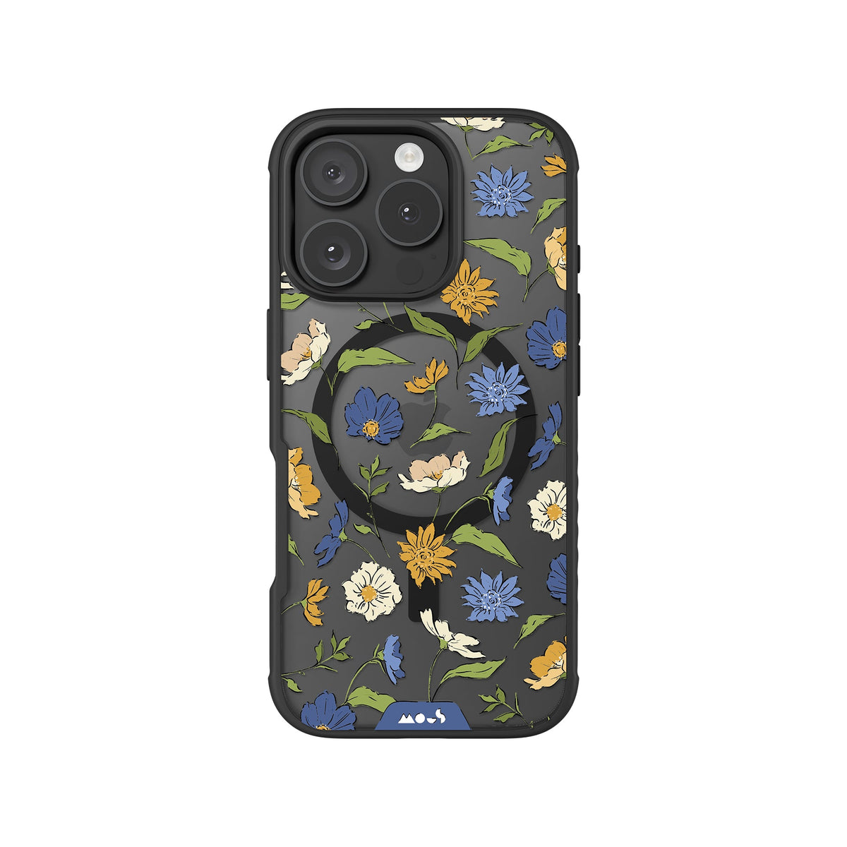 Floral Blue Protective Phone Case - Flowers MagSafe