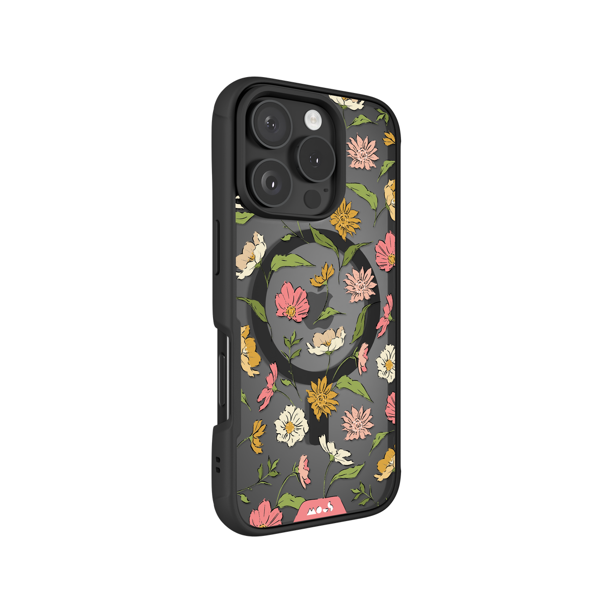Floral Pink Protective Phone Case - Flowers MagSafe