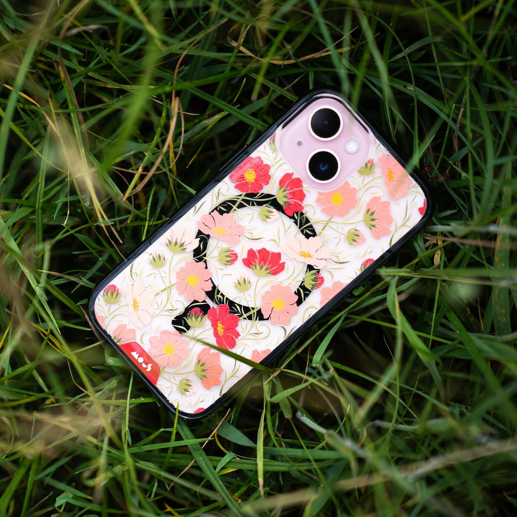 Cosmos Pink Protective Phone Case - Flowers MagSafe