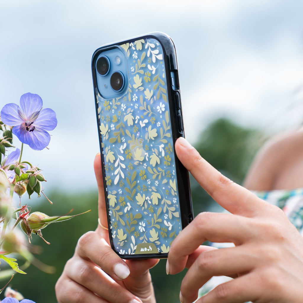 Ditsy Green Protective Phone Case - Flowers