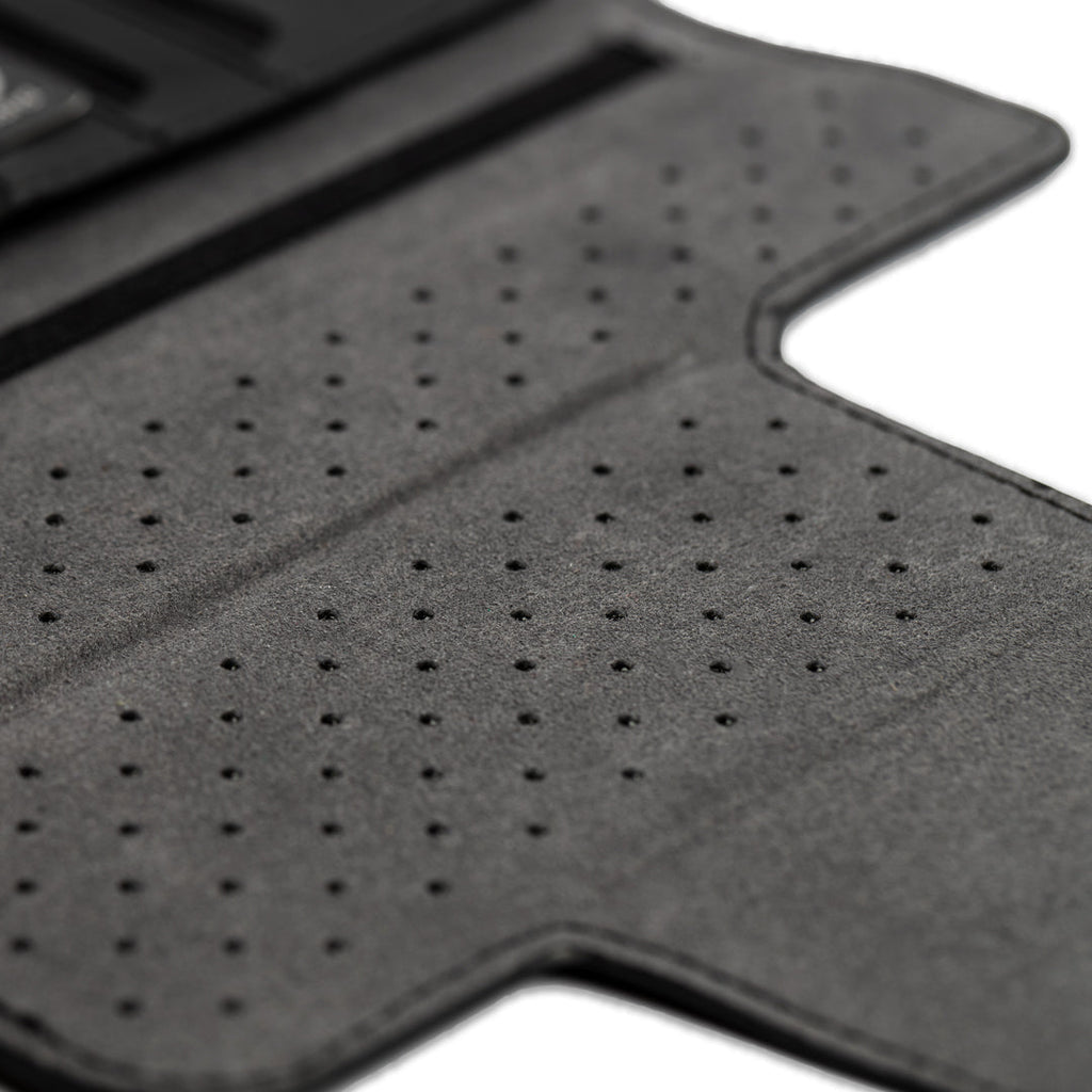 Black Flip Wallet with Stand