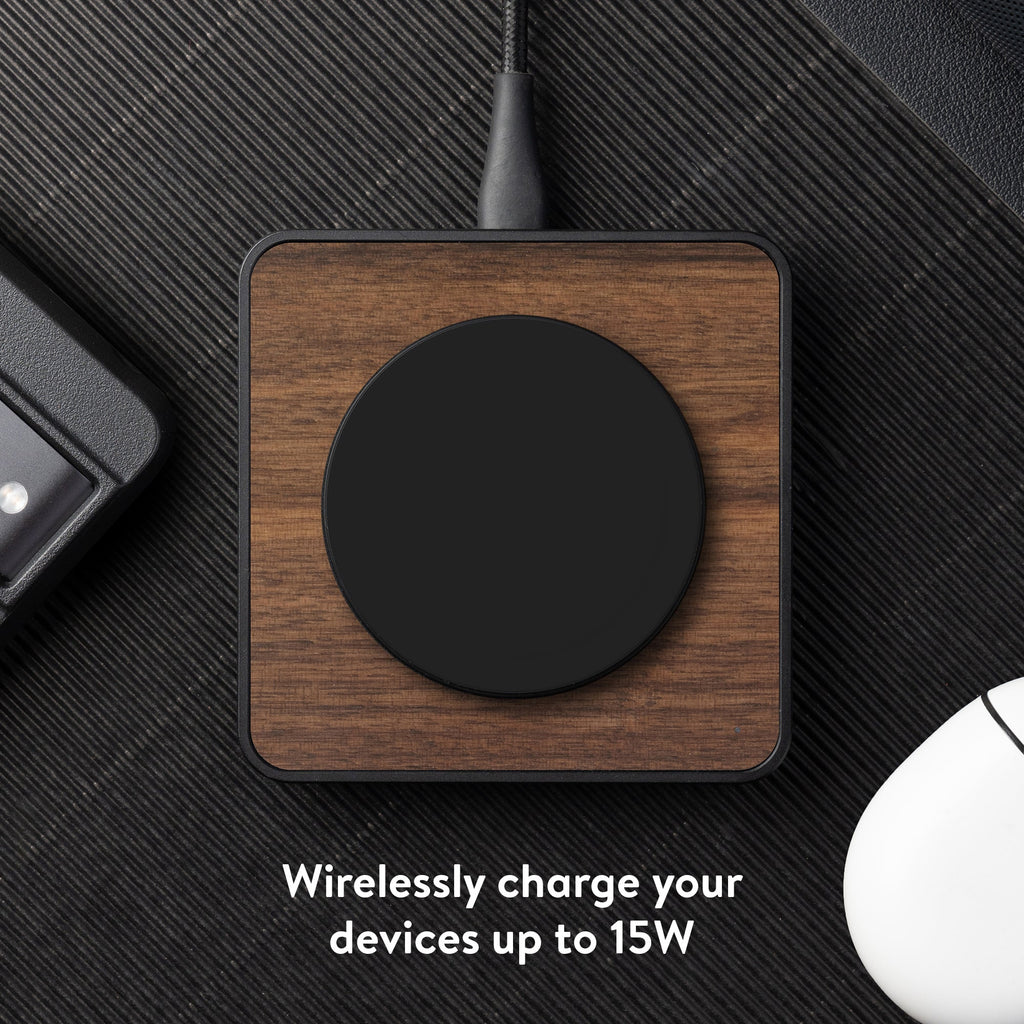 Walnut Wireless Charging Pad