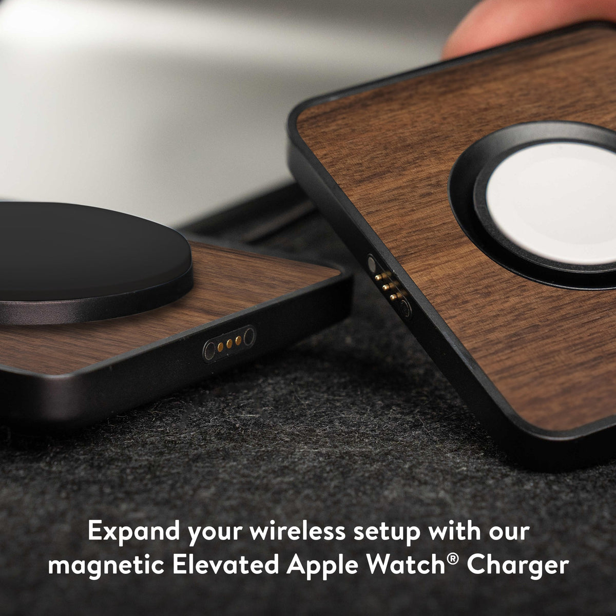 Walnut Wireless Charging Pad