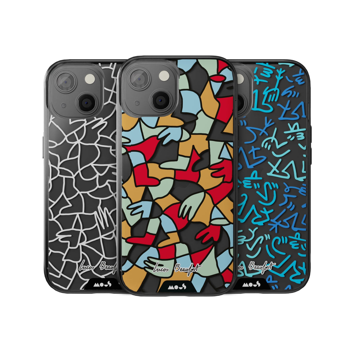 Multicolour Protective Phone Case - Lucas Beaufort
