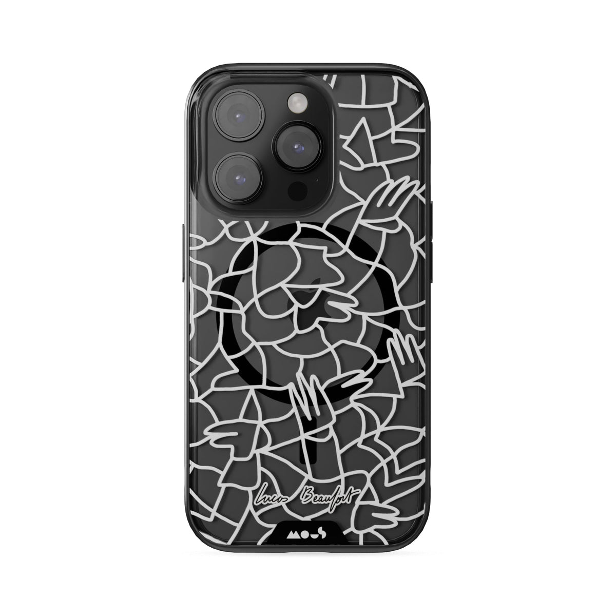 White Protective Phone Case - Lucas Beaufort MagSafe