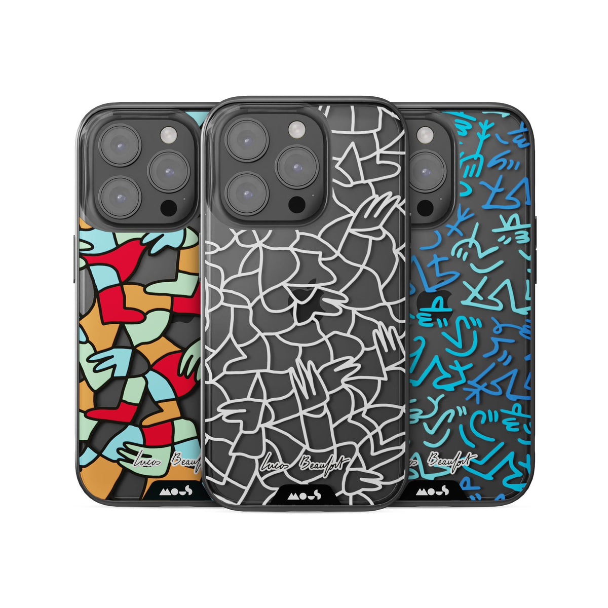 White Protective Phone Case - Lucas Beaufort
