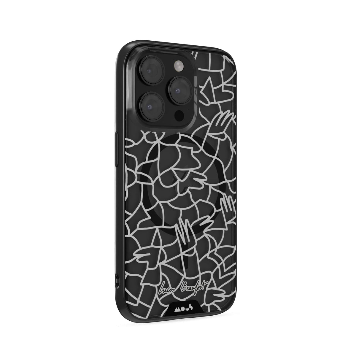 White Protective Phone Case - Lucas Beaufort MagSafe