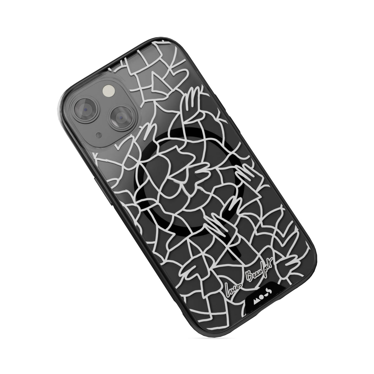 White Protective Phone Case - Lucas Beaufort MagSafe