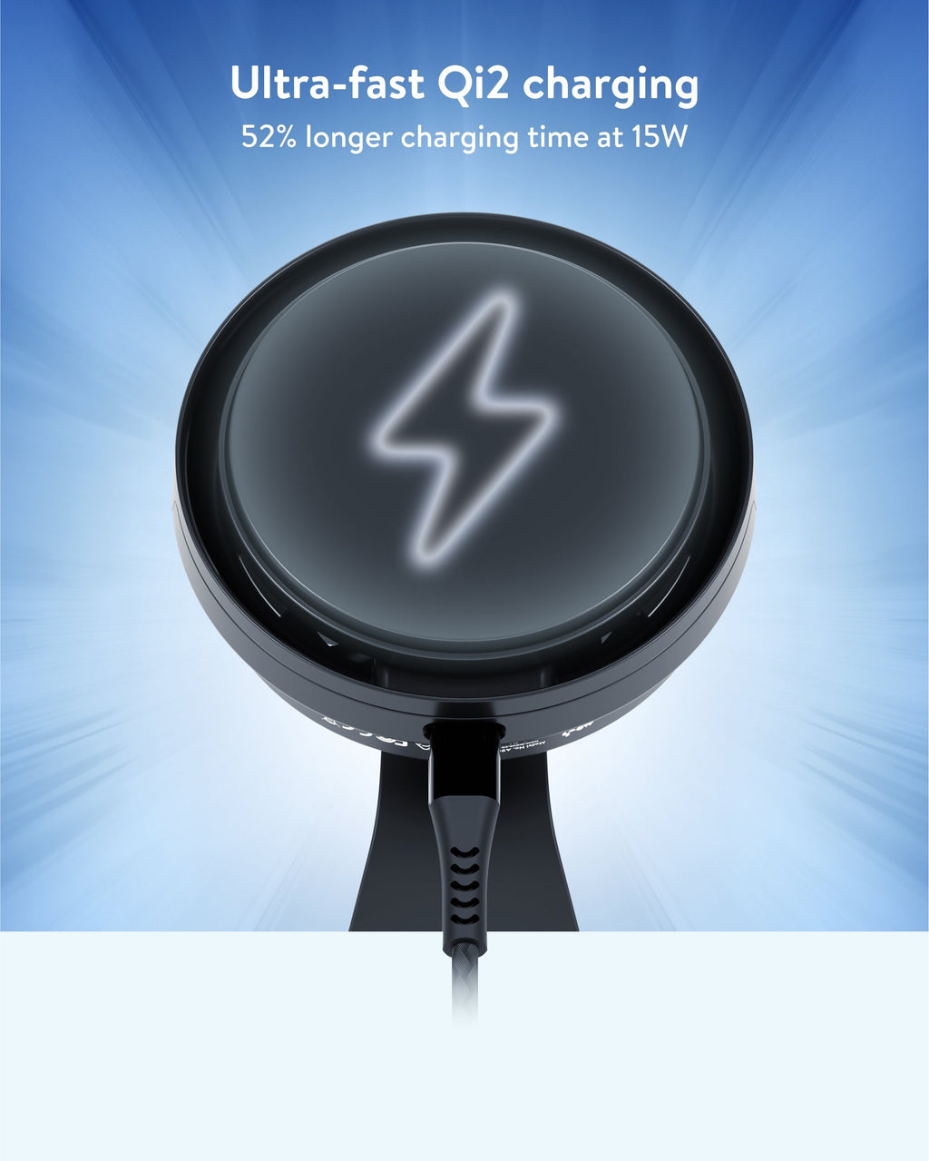 Wireless Charging Suction Mount