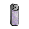 Lilac Protective Phone Case - Marbled
