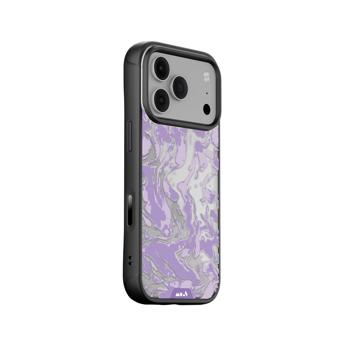 Lilac Protective Phone Case - Marbled