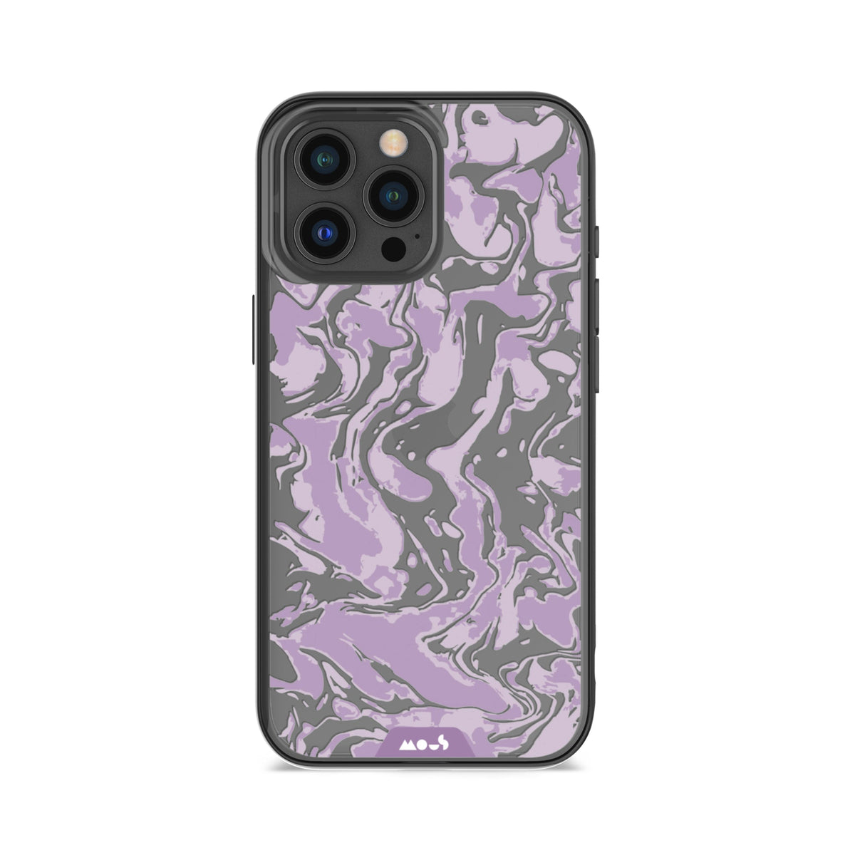 Lilac Protective Phone Case - Marbled