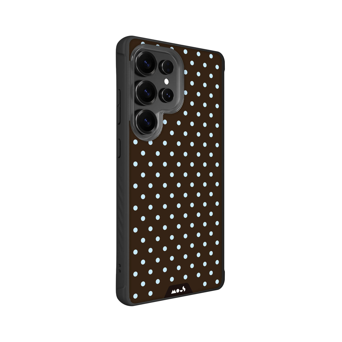 Mocha Protective Phone Case - Polka Dots