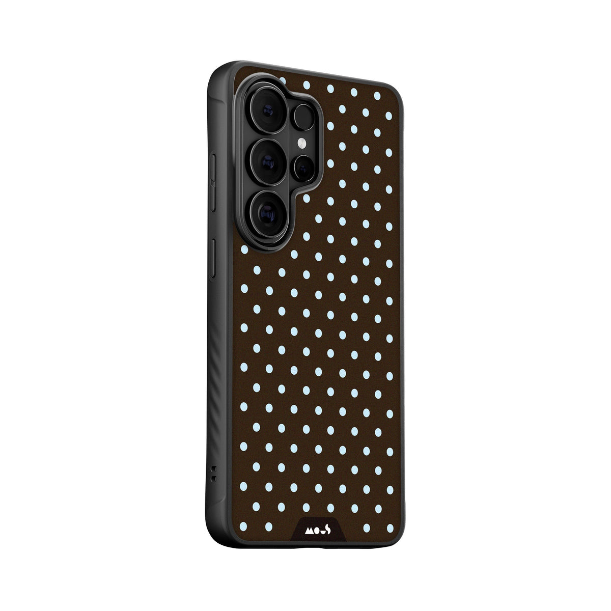 Mocha Protective Phone Case - Polka Dots