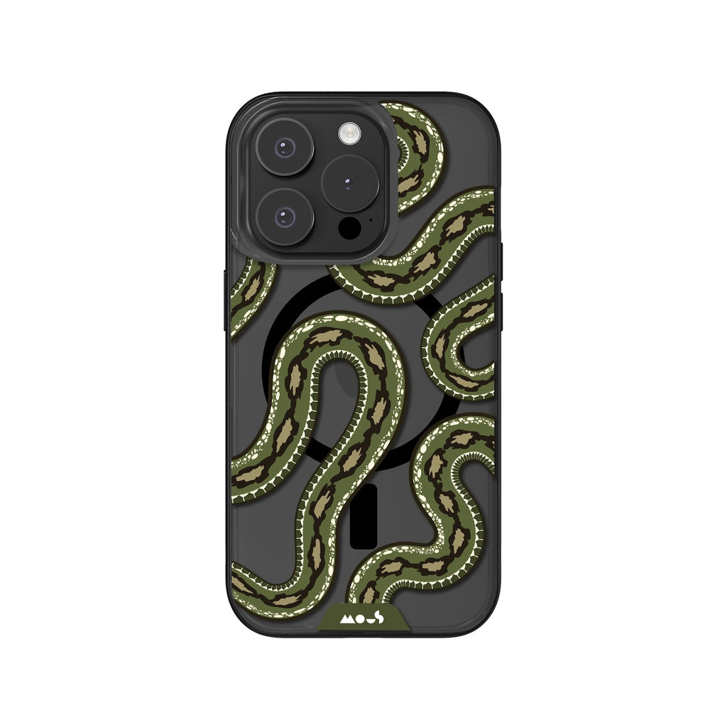 Green Tree Python Protective Phone Case - Serpent MagSafe