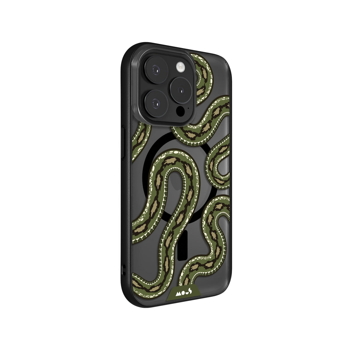 Green Tree Python Protective Phone Case - Serpent MagSafe