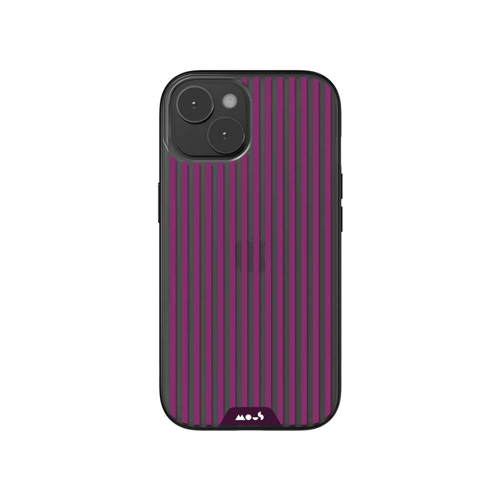 Mulberry Protective Phone Case - Pinstripe