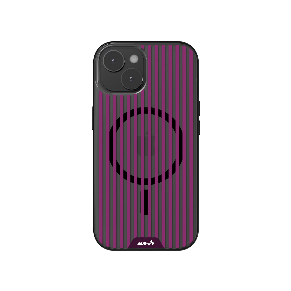 Mulberry Protective Phone Case - Pinstripe MagSafe