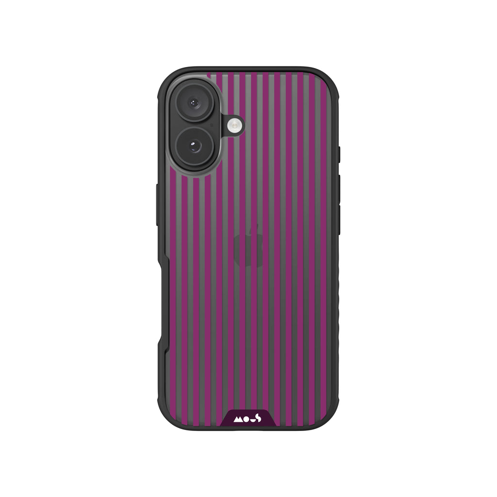 Mulberry Protective Phone Case - Pinstripe