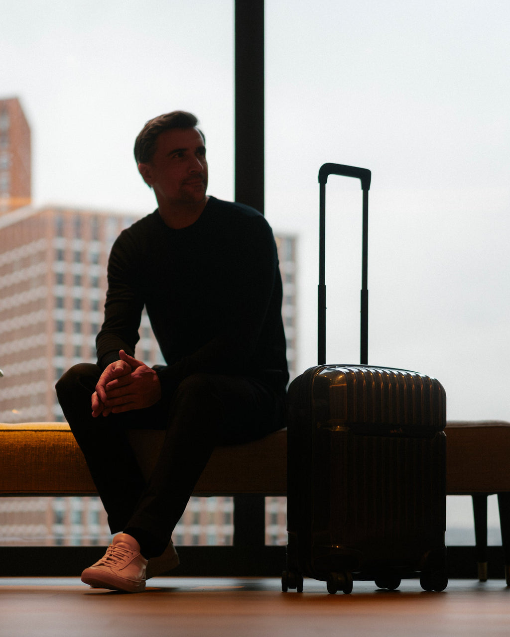 Hardshell Carry—on Suitcase