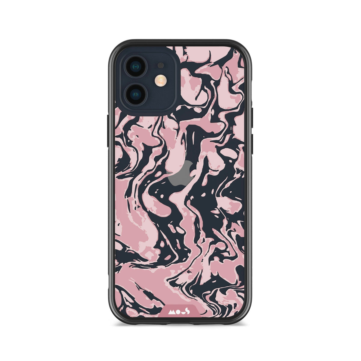 Dusky Pink Protective Phone Case - Marbled