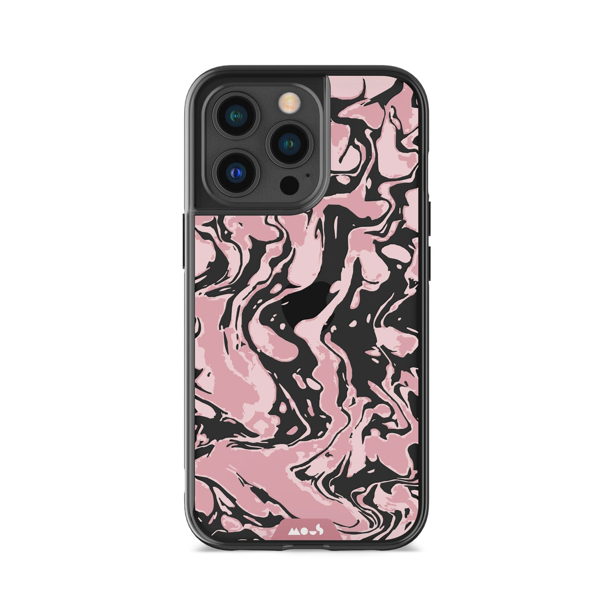 Dusky Pink Protective Phone Case - Marbled