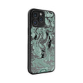 Sage Green Protective Phone Case - Marbled MagSafe