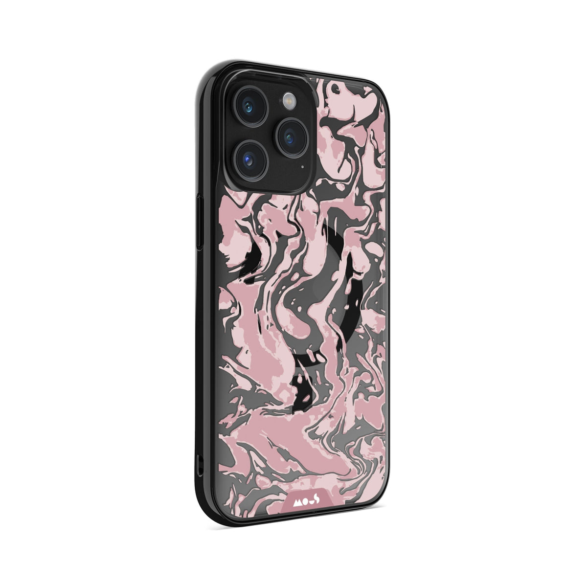 Dusky Pink Protective Phone Case - Marbled MagSafe