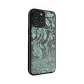 Sage Green Protective Phone Case - Marbled