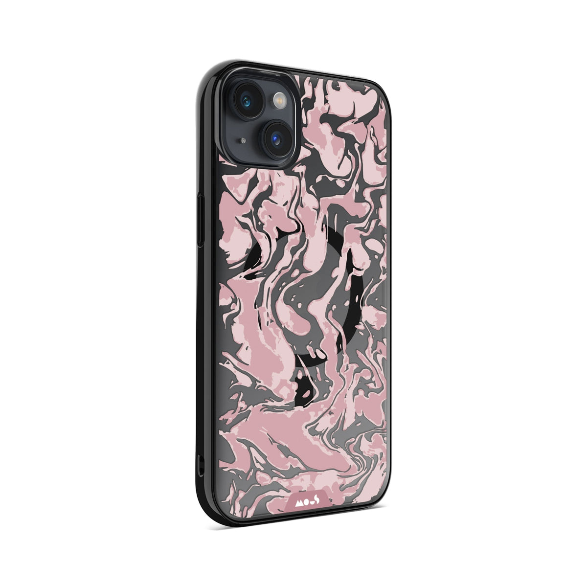 Dusky Pink Protective Phone Case - Marbled MagSafe