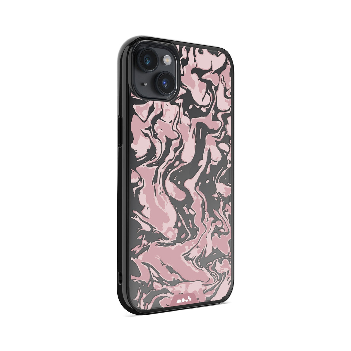 Dusky Pink Protective Phone Case - Marbled
