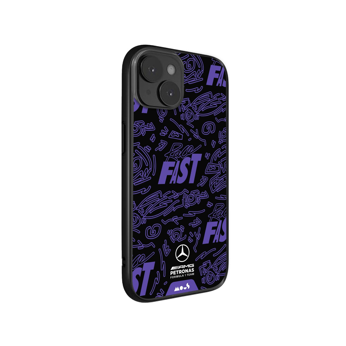 Race Day Violet Protective Phone Case - Mercedes-AMG PETRONAS F1 Team MagSafe