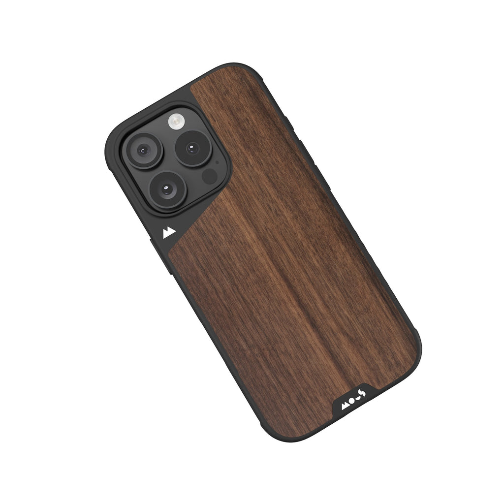Walnut Protective Phone Case with Camera Control Button - Limitless